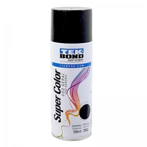 Tinta Spray Tekbond Uso Geral Preto Brilhante 350Ml/250G