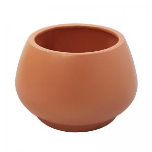 Vaso Cerâmica Grande Terra Cota 19X30Cm - Burguina
