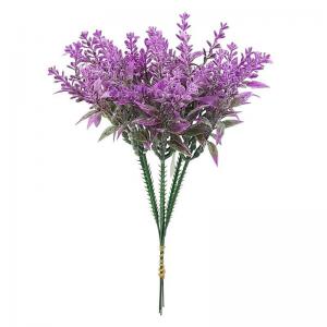 Buque Pick Florzinha Purpura com 6 Galhos 23Cm - Mc Flores