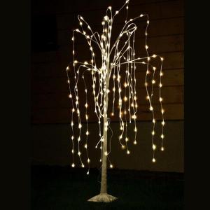 Arvore Natal 150Cm Salgueiro Chorão 720 Leds Branco Quente Bivolt - Master Christmas