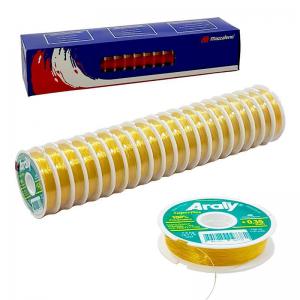 Linha para Pesca Ouro Gold 0,35Mmx100Mt 16,7Lbs com 20 Unidades- Mazzaferro