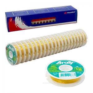 Linha para Pesca Ouro Gold 0,30Mmx100Mt 12,5Lbs com 20 Unidades- Mazzaferro