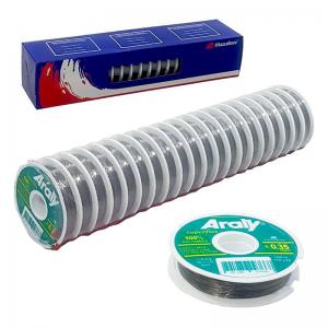 Linha para Pesca Fume 0,35Mmx100Mt 16,7Lbs com 20 Unidades- Mazzaferro