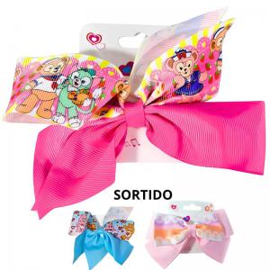Laço para Cabelo Infantil Bico de Pato Sortidos com 1 Unidade - Comercial Lucio