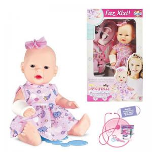 Boneca Bebê Gessinho Tekinha Presente 30Cm