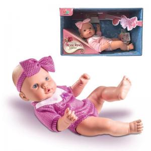 Boneca Bebe Coleção Rose Ring Reborn 100% Vinil 40Cm - Milk