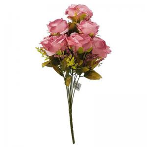 Buque de Rosas Envelhecida X10 53Cm - Mc Flores