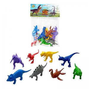Animais Dinossauros de Plástico 8 Peças - Ggb Plast