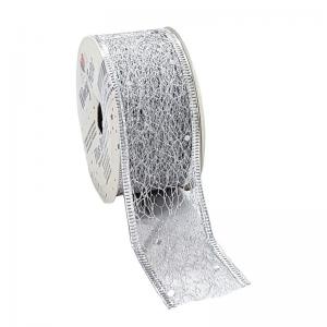 Fita Decor.aram.polies.2,7Mmx3,8Cm Prata - Fartex