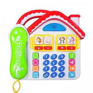 Telefone Infantil Colorido com Som e Luz