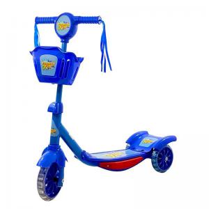 Patinete Infantil Menino Azul com 3 Rodas - Impex