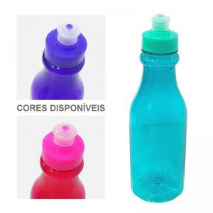Garrafa Plástica Squeeze Veneza Sortidos 500Ml C/ Bico - Ditoy