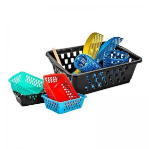 Cesta Plastica Quadrado Telada Pequeno Sortidas - Ercaplast