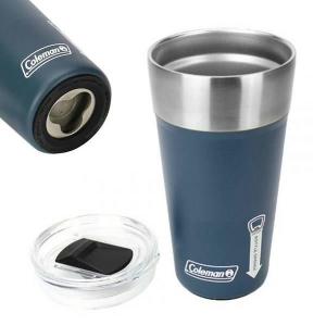 Copo Térmico Cerveja Azul com Tampa 15 Horas Gelada 532Ml - Coleman