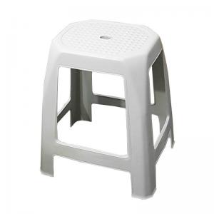 Banqueta Plastica Anti Stress Branca 47X40X35Cm Capacidade para 110Kg.  - Merconplas
