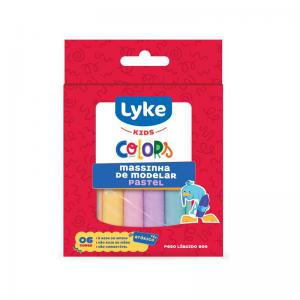 Massa Modelar de Amido Kids Colors Tons Pastel 6 Cores - Like