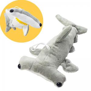 Chaveiro Pelúcia Tubarão Martelo 18Cm Presente Divertido