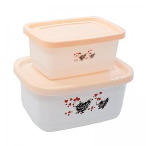 Conjunto Potes Plástico Decorados 260/520Ml Ercaplast