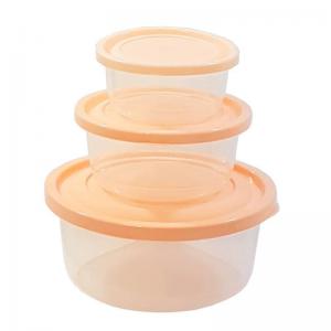 Conjunto de Pote Plástico Redondo com 3 Linha Prime 270/550/1300Ml - Ercaplast