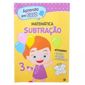 Livro Aprenda em Casa Matemática Subtração com 14 Páginas - Todolivro