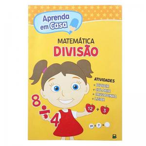Livro Aprenda em Casa Matemática Divisão com 14 Páginas - Todolivro