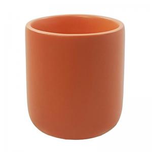 Vaso Cerâmica Terracota Redondo Pequeno Burguina 16,5X17Cm