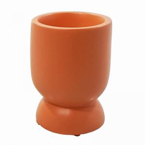 Vaso Ceramica Redondo Taça Terracota 11X8Cm Pequeno - Burguina