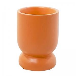 Vaso Cerâmica Taça Terracota Médio 14X10Cm Burguina