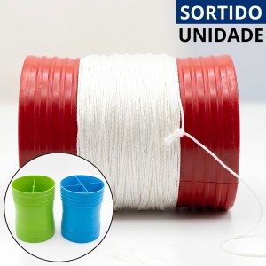 Carretilha Plástica Pipa Redonda 17cm Resistente