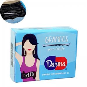 Grampo Darma N.7 Preto Caixa com 100 Unidades - Darma