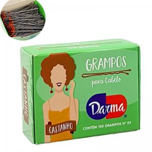 Grampo Darma N.5 Castanho Caixa com 100 Unidades - Darma