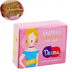 Grampo Darma Número 5 Loiro Caixa com 100 Unidades - Darma