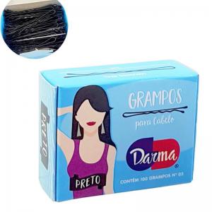 Grampo Darma N.5 Preto Caixa com 100 Unidades - Darma