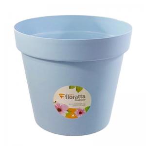 Vaso Plástico Azul Floratta Rischiotto 33Cm