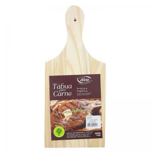 Tábua de Corte Madeira Pinus 33X14Cm Cozinha Alves