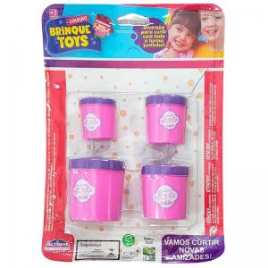 Kit Infantil Porta Mantimentos Sortidos com 4 Peças