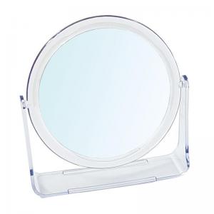 Espelho Redondo com Suporte Plastico Aumenta 2X - Amigold