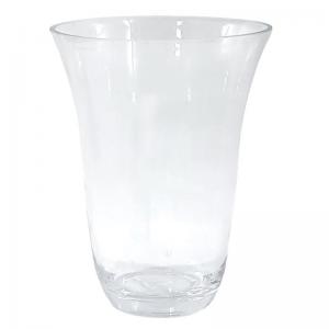 Vaso Alto Vidro Transparente Decoração Moderna 28,5Cm