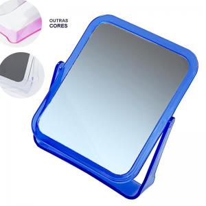 Espelho de Mesa Dupla Face Retangular 18X15Cm - Elite