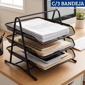 Organizador Metal Telado com 3 Bandeja - Sutt
