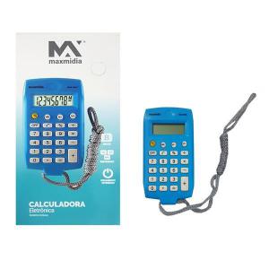 Calculadora 8 Digitos com Cordão Color - Maxmidia