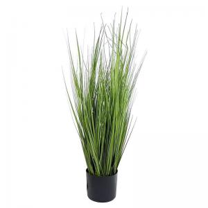 Planta Capim Verde com Vaso 90Cm com 4 Galhos 90Cm - Smo