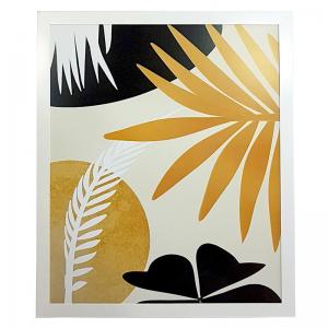 Quadro Decorativo Madeira Paisagem 65X55Cm - Artframe
