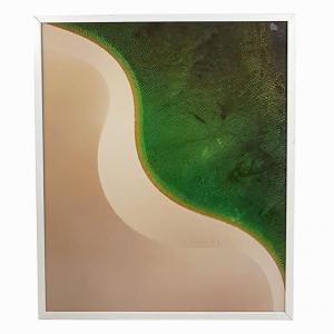Quadro Decorativo Madeira Praia Calma 62X52Cm - Artframe
