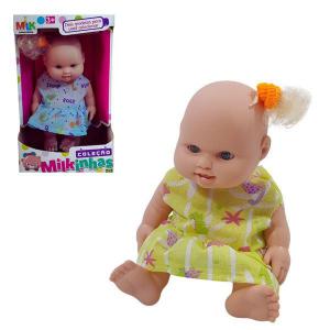 Boneca Coleção Milkinhas 100% Vinil 20Cm - Milk