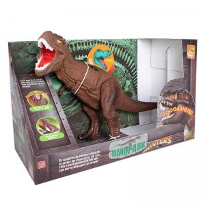 Animais Dinossauro Dinopark Hunter T-Rex com Som Grande - Bee Toys