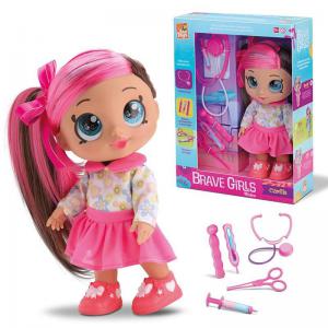 Boneca Camille Brave Girl Médica com Acessórios 30Cm - Bee Toys
