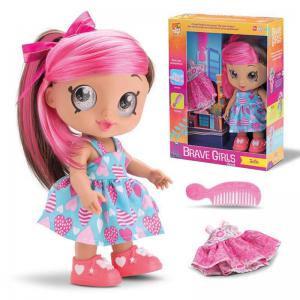 Boneca Julie Brave Girl Closet com Acessórios 30Cm - Bee Toys