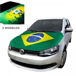 Bandeira Brasil Tecido Capa P/Capo Carro 105X156Cm - Chilo