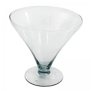 Vaso Taça Versailles Vidro Pequeno Decoração